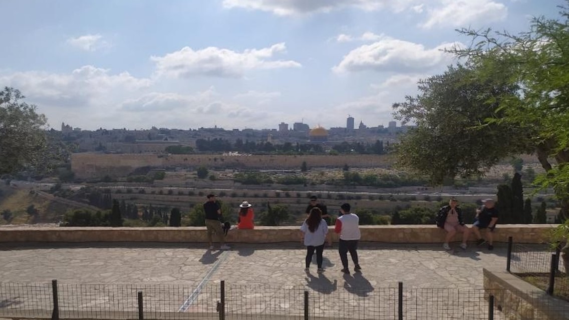 A view east of Jerusalem by Teguh Karyanto
